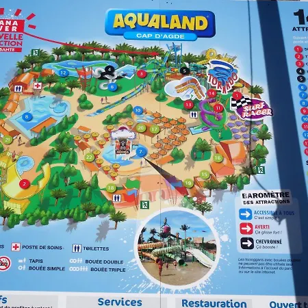 T2,33 M2,quartier Malfato Et Aqualand Agde